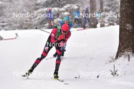 03.04.2022, Oberwiesenthal, Germany (GER): Matteo Lewe (GER) - German Championships cross-country, relay, Oberwiesenthal (GER). www.nordicfocus.com. © Reichert/NordicFocus. Every downloaded picture is fee-liable.