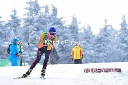 03.04.2022, Oberwiesenthal, Germany (GER): Jonas Albrecht (GER) - German Championships cross-country, relay, Oberwiesenthal (GER). www.nordicfocus.com. © Reichert/NordicFocus. Every downloaded picture is fee-liable.