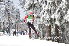 03.04.2022, Oberwiesenthal, Germany (GER): Simon Baechtle (GER) - German Championships cross-country, relay, Oberwiesenthal (GER). www.nordicfocus.com. © Reichert/NordicFocus. Every downloaded picture is fee-liable.