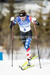 10.02.2022, Beijing, China (CHN): Novie Mccabe (USA) - XXIV. Olympic Winter Games Beijing 2022, cross-country, 10km women, Beijing (CHN). www.nordicfocus.com. © Modica/NordicFocus. Every downloaded picture is fee-liable.
