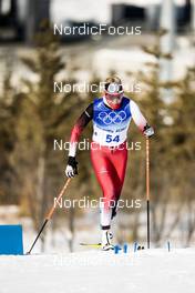 10.02.2022, Beijing, China (CHN): Teresa Stadlober (AUT) - XXIV. Olympic Winter Games Beijing 2022, cross-country, 10km women, Beijing (CHN). www.nordicfocus.com. © Modica/NordicFocus. Every downloaded picture is fee-liable.