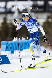 10.02.2022, Beijing, China (CHN): Ebba Andersson (SWE) - XXIV. Olympic Winter Games Beijing 2022, cross-country, 10km women, Beijing (CHN). www.nordicfocus.com. © Modica/NordicFocus. Every downloaded picture is fee-liable.