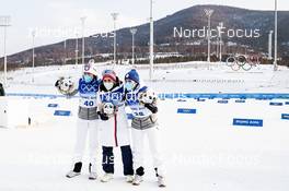 10.02.2022, Beijing, China (CHN): Kerttu Niskanen (FIN), Therese Johaug (NOR), Krista Parmakoski (FIN), (l-r)  - XXIV. Olympic Winter Games Beijing 2022, cross-country, 10km women, Beijing (CHN). www.nordicfocus.com. © Modica/NordicFocus. Every downloaded picture is fee-liable.