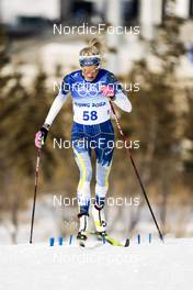 10.02.2022, Beijing, China (CHN): Frida Karlsson (SWE) - XXIV. Olympic Winter Games Beijing 2022, cross-country, 10km women, Beijing (CHN). www.nordicfocus.com. © Modica/NordicFocus. Every downloaded picture is fee-liable.