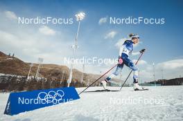 10.02.2022, Beijing, China (CHN): Frida Karlsson (SWE) - XXIV. Olympic Winter Games Beijing 2022, cross-country, 10km women, Beijing (CHN). www.nordicfocus.com. © Modica/NordicFocus. Every downloaded picture is fee-liable.
