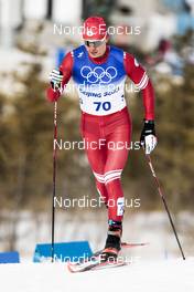 11.02.2022, Beijing, China (CHN): Alexander Bolshunov (ROC) - XXIV. Olympic Winter Games Beijing 2022, cross-country, 15km men, Beijing (CHN). www.nordicfocus.com. © Modica/NordicFocus. Every downloaded picture is fee-liable.