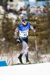 11.02.2022, Beijing, China (CHN): Johannes Hoesflot Klaebo (NOR) - XXIV. Olympic Winter Games Beijing 2022, cross-country, 15km men, Beijing (CHN). www.nordicfocus.com. © Modica/NordicFocus. Every downloaded picture is fee-liable.