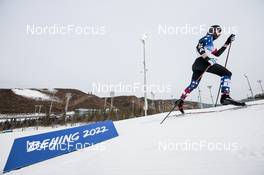11.02.2022, Beijing, China (CHN): Ben Ogden (USA) - XXIV. Olympic Winter Games Beijing 2022, cross-country, 15km men, Beijing (CHN). www.nordicfocus.com. © Modica/NordicFocus. Every downloaded picture is fee-liable.