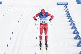 11.02.2022, Beijing, China (CHN): Ilia Semikov (ROC) - XXIV. Olympic Winter Games Beijing 2022, cross-country, 15km men, Beijing (CHN). www.nordicfocus.com. © Modica/NordicFocus. Every downloaded picture is fee-liable.
