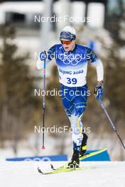 11.02.2022, Beijing, China (CHN): Jens Burman (SWE) - XXIV. Olympic Winter Games Beijing 2022, cross-country, 15km men, Beijing (CHN). www.nordicfocus.com. © Modica/NordicFocus. Every downloaded picture is fee-liable.