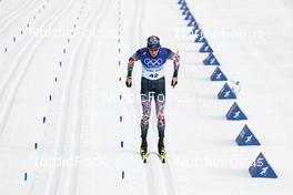 11.02.2022, Beijing, China (CHN): Johannes Hoesflot Klaebo (NOR) - XXIV. Olympic Winter Games Beijing 2022, cross-country, 15km men, Beijing (CHN). www.nordicfocus.com. © Modica/NordicFocus. Every downloaded picture is fee-liable.