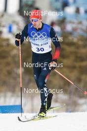 11.02.2022, Beijing, China (CHN): Andrew Young (GBR) - XXIV. Olympic Winter Games Beijing 2022, cross-country, 15km men, Beijing (CHN). www.nordicfocus.com. © Modica/NordicFocus. Every downloaded picture is fee-liable.