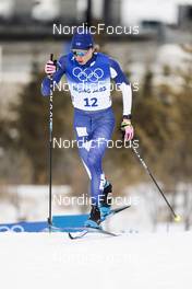 11.02.2022, Beijing, China (CHN): Remi Lindholm (FIN) - XXIV. Olympic Winter Games Beijing 2022, cross-country, 15km men, Beijing (CHN). www.nordicfocus.com. © Modica/NordicFocus. Every downloaded picture is fee-liable.