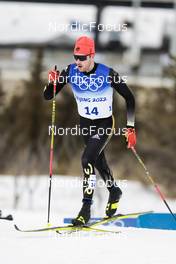 11.02.2022, Beijing, China (CHN): Albert Kuchler (GER) - XXIV. Olympic Winter Games Beijing 2022, cross-country, 15km men, Beijing (CHN). www.nordicfocus.com. © Modica/NordicFocus. Every downloaded picture is fee-liable.