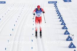 11.02.2022, Beijing, China (CHN): Jonas Baumann (SUI) - XXIV. Olympic Winter Games Beijing 2022, cross-country, 15km men, Beijing (CHN). www.nordicfocus.com. © Modica/NordicFocus. Every downloaded picture is fee-liable.