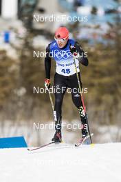 11.02.2022, Beijing, China (CHN): Lucas Boegl (GER) - XXIV. Olympic Winter Games Beijing 2022, cross-country, 15km men, Beijing (CHN). www.nordicfocus.com. © Modica/NordicFocus. Every downloaded picture is fee-liable.