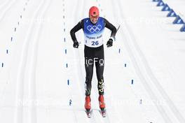 11.02.2022, Beijing, China (CHN): Janosch Brugger (GER) - XXIV. Olympic Winter Games Beijing 2022, cross-country, 15km men, Beijing (CHN). www.nordicfocus.com. © Modica/NordicFocus. Every downloaded picture is fee-liable.