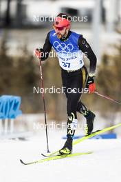 11.02.2022, Beijing, China (CHN): Jonas Dobler (GER) - XXIV. Olympic Winter Games Beijing 2022, cross-country, 15km men, Beijing (CHN). www.nordicfocus.com. © Modica/NordicFocus. Every downloaded picture is fee-liable.