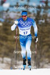 11.02.2022, Beijing, China (CHN): Richard Jouve (FRA) - XXIV. Olympic Winter Games Beijing 2022, cross-country, 15km men, Beijing (CHN). www.nordicfocus.com. © Modica/NordicFocus. Every downloaded picture is fee-liable.