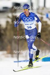 11.02.2022, Beijing, China (CHN): Perttu Hyvarinen (FIN) - XXIV. Olympic Winter Games Beijing 2022, cross-country, 15km men, Beijing (CHN). www.nordicfocus.com. © Modica/NordicFocus. Every downloaded picture is fee-liable.