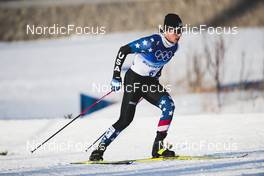 08.02.2022, Beijing, China (CHN): James Clinton Schoonmaker (USA) - XXIV. Olympic Winter Games Beijing 2022, cross-country, individual sprint, Beijing (CHN). www.nordicfocus.com. © Modica/NordicFocus. Every downloaded picture is fee-liable.