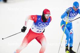 08.02.2022, Beijing, China (CHN): Valerio Grond (SUI) - XXIV. Olympic Winter Games Beijing 2022, cross-country, individual sprint, Beijing (CHN). www.nordicfocus.com. © Modica/NordicFocus. Every downloaded picture is fee-liable.