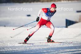 08.02.2022, Beijing, China (CHN): Jovian Hediger (SUI) - XXIV. Olympic Winter Games Beijing 2022, cross-country, individual sprint, Beijing (CHN). www.nordicfocus.com. © Modica/NordicFocus. Every downloaded picture is fee-liable.