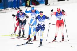 08.02.2022, Beijing, China (CHN): Maja Dahlqvist (SWE), Laurien Van Der Graaff (SUI), (l-r)  - XXIV. Olympic Winter Games Beijing 2022, cross-country, individual sprint, Beijing (CHN). www.nordicfocus.com. © Modica/NordicFocus. Every downloaded picture is fee-liable.
