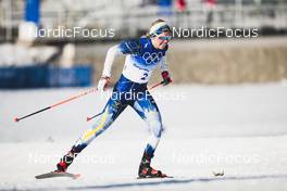 08.02.2022, Beijing, China (CHN): Emma Ribom (SWE) - XXIV. Olympic Winter Games Beijing 2022, cross-country, individual sprint, Beijing (CHN). www.nordicfocus.com. © Modica/NordicFocus. Every downloaded picture is fee-liable.