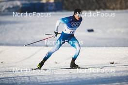 08.02.2022, Beijing, China (CHN): Lucas Chanavat (FRA) - XXIV. Olympic Winter Games Beijing 2022, cross-country, individual sprint, Beijing (CHN). www.nordicfocus.com. © Modica/NordicFocus. Every downloaded picture is fee-liable.