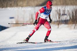 08.02.2022, Beijing, China (CHN): Alexander Terentev (ROC) - XXIV. Olympic Winter Games Beijing 2022, cross-country, individual sprint, Beijing (CHN). www.nordicfocus.com. © Modica/NordicFocus. Every downloaded picture is fee-liable.