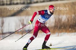 08.02.2022, Beijing, China (CHN): Sergey Ustiugov (ROC) - XXIV. Olympic Winter Games Beijing 2022, cross-country, individual sprint, Beijing (CHN). www.nordicfocus.com. © Modica/NordicFocus. Every downloaded picture is fee-liable.