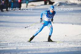 08.02.2022, Beijing, China (CHN): Davide Graz (ITA) - XXIV. Olympic Winter Games Beijing 2022, cross-country, individual sprint, Beijing (CHN). www.nordicfocus.com. © Modica/NordicFocus. Every downloaded picture is fee-liable.