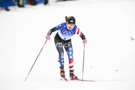 08.02.2022, Beijing, China (CHN): Rosie Brennan (USA) - XXIV. Olympic Winter Games Beijing 2022, cross-country, individual sprint, Beijing (CHN). www.nordicfocus.com. © Modica/NordicFocus. Every downloaded picture is fee-liable.