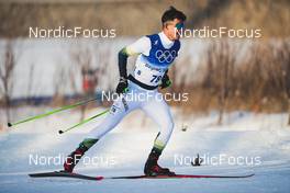 08.02.2022, Beijing, China (CHN): Manex Silva (BRA) - XXIV. Olympic Winter Games Beijing 2022, cross-country, individual sprint, Beijing (CHN). www.nordicfocus.com. © Modica/NordicFocus. Every downloaded picture is fee-liable.