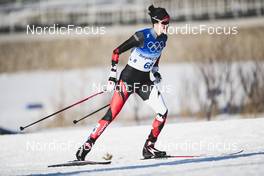 08.02.2022, Beijing, China (CHN): Olivia Bouffard-Nesbitt (CAN) - XXIV. Olympic Winter Games Beijing 2022, cross-country, individual sprint, Beijing (CHN). www.nordicfocus.com. © Modica/NordicFocus. Every downloaded picture is fee-liable.