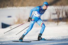 08.02.2022, Beijing, China (CHN): Francesco De Fabiani (ITA) - XXIV. Olympic Winter Games Beijing 2022, cross-country, individual sprint, Beijing (CHN). www.nordicfocus.com. © Modica/NordicFocus. Every downloaded picture is fee-liable.