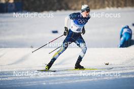 08.02.2022, Beijing, China (CHN): Johan Haeggstroem (SWE) - XXIV. Olympic Winter Games Beijing 2022, cross-country, individual sprint, Beijing (CHN). www.nordicfocus.com. © Modica/NordicFocus. Every downloaded picture is fee-liable.