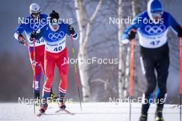 19.02.2022, Beijing, China (CHN): Adam Fellner (CZE) - XXIV. Olympic Winter Games Beijing 2022, cross-country, mass men, Beijing (CHN). www.nordicfocus.com. © Thibaut/NordicFocus. Every downloaded picture is fee-liable.