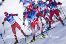 19.02.2022, Beijing, China (CHN): Roman Furger (SUI) - XXIV. Olympic Winter Games Beijing 2022, cross-country, mass men, Beijing (CHN). www.nordicfocus.com. © Thibaut/NordicFocus. Every downloaded picture is fee-liable.