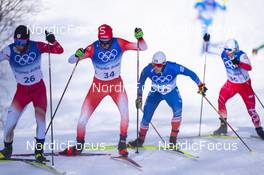 19.02.2022, Beijing, China (CHN): Candide Pralong (SUI) - XXIV. Olympic Winter Games Beijing 2022, cross-country, mass men, Beijing (CHN). www.nordicfocus.com. © Thibaut/NordicFocus. Every downloaded picture is fee-liable.