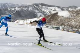 19.02.2022, Beijing, China (CHN): Florian Notz (GER) - XXIV. Olympic Winter Games Beijing 2022, cross-country, mass men, Beijing (CHN). www.nordicfocus.com. © Thibaut/NordicFocus. Every downloaded picture is fee-liable.