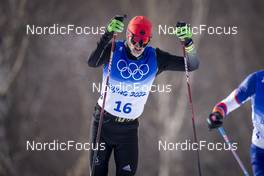 19.02.2022, Beijing, China (CHN): Jonas Dobler (GER) - XXIV. Olympic Winter Games Beijing 2022, cross-country, mass men, Beijing (CHN). www.nordicfocus.com. © Thibaut/NordicFocus. Every downloaded picture is fee-liable.