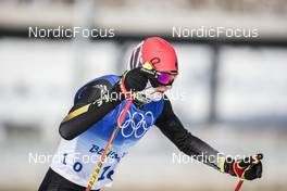 19.02.2022, Beijing, China (CHN): Friedrich Moch (GER) - XXIV. Olympic Winter Games Beijing 2022, cross-country, mass men, Beijing (CHN). www.nordicfocus.com. © Modica/NordicFocus. Every downloaded picture is fee-liable.