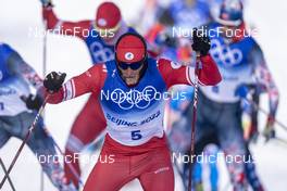 19.02.2022, Beijing, China (CHN): Artem Maltsev (ROC) - XXIV. Olympic Winter Games Beijing 2022, cross-country, mass men, Beijing (CHN). www.nordicfocus.com. © Thibaut/NordicFocus. Every downloaded picture is fee-liable.
