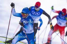 19.02.2022, Beijing, China (CHN): Jules Lapierre (FRA) - XXIV. Olympic Winter Games Beijing 2022, cross-country, mass men, Beijing (CHN). www.nordicfocus.com. © Thibaut/NordicFocus. Every downloaded picture is fee-liable.