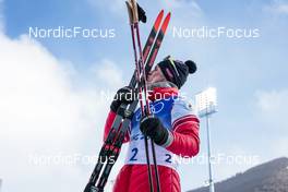 19.02.2022, Beijing, China (CHN): Alexander Bolshunov (ROC) - XXIV. Olympic Winter Games Beijing 2022, cross-country, mass men, Beijing (CHN). www.nordicfocus.com. © Modica/NordicFocus. Every downloaded picture is fee-liable.