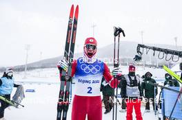 19.02.2022, Beijing, China (CHN): Alexander Bolshunov (ROC) - XXIV. Olympic Winter Games Beijing 2022, cross-country, mass men, Beijing (CHN). www.nordicfocus.com. © Modica/NordicFocus. Every downloaded picture is fee-liable.