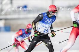 19.02.2022, Beijing, China (CHN): Florian Notz (GER) - XXIV. Olympic Winter Games Beijing 2022, cross-country, mass men, Beijing (CHN). www.nordicfocus.com. © Modica/NordicFocus. Every downloaded picture is fee-liable.