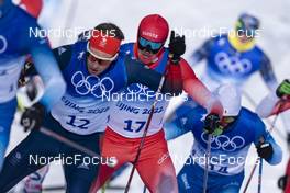 19.02.2022, Beijing, China (CHN): Dario Cologna (SUI) - XXIV. Olympic Winter Games Beijing 2022, cross-country, mass men, Beijing (CHN). www.nordicfocus.com. © Thibaut/NordicFocus. Every downloaded picture is fee-liable.